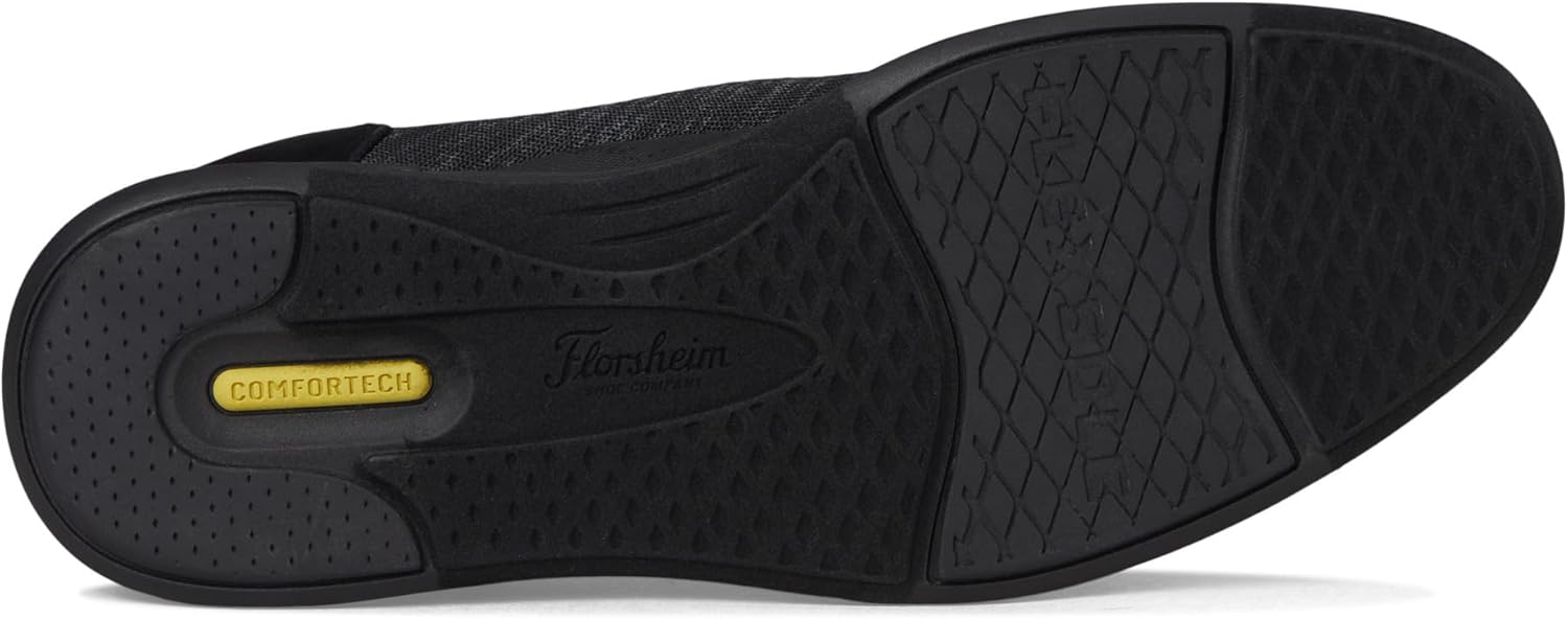 Мужские слипоны Florsheim Launch Knit с эластичной шнуровкой, черный — фото 3