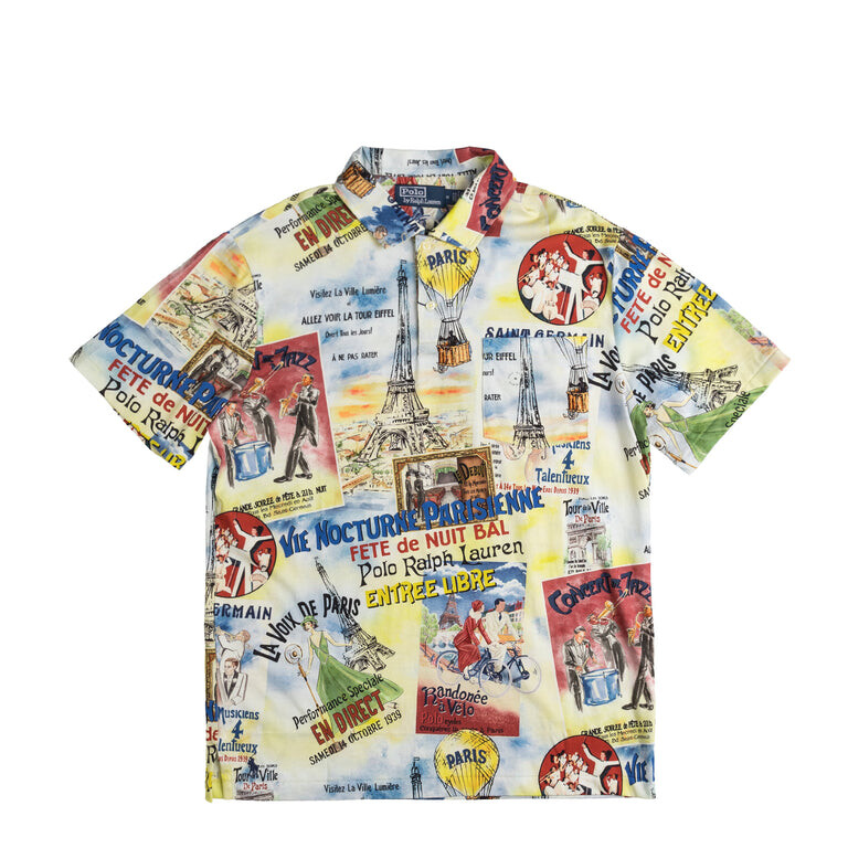 

Футболка Standard Fit Printed Jersey Polo Shirt Polo Ralph Lauren, цвет city of lights poster