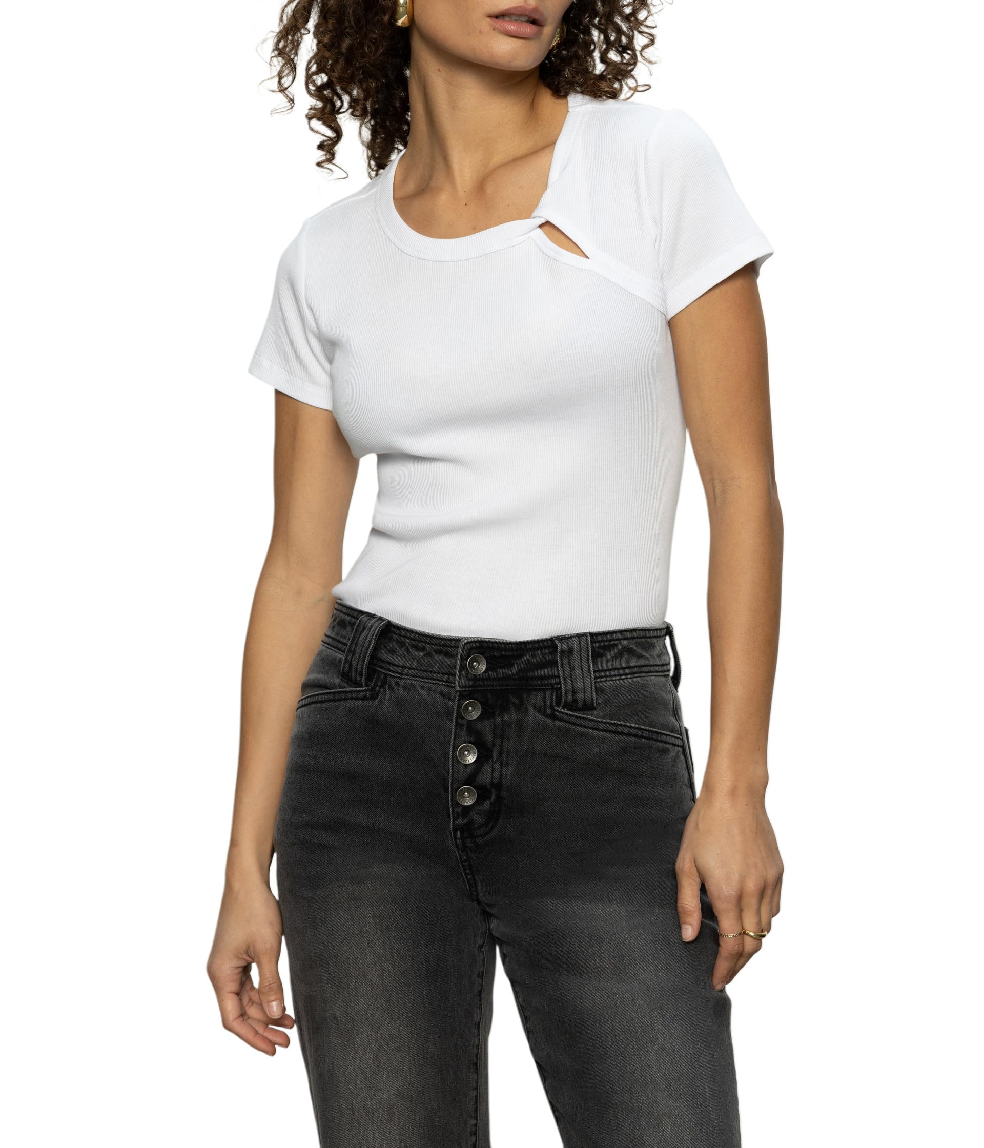 

Футболка Sanctuary Cut Out T-shirt, белый