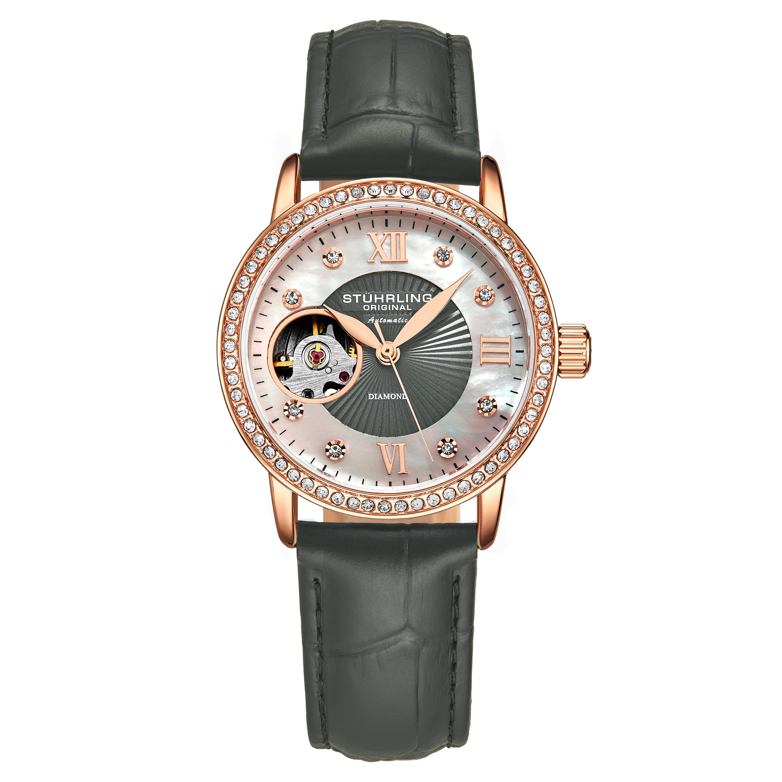 

Часы женские Stuhrling Original, розовый/серый