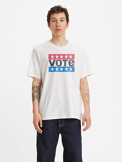 

Футболка свободного кроя Levi's Vote, цвет Vote Stars - Multi-Color