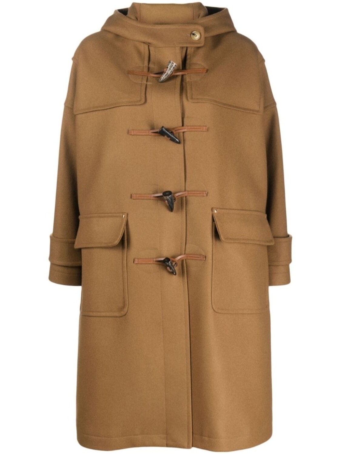 

Mackintosh пальто Humbie с застежкой тогл, коричневый