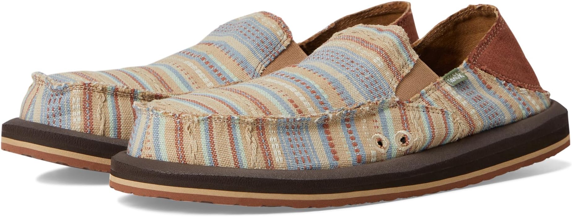 

Лоферы Sanuk Donny Blanket, цвет Tan Multi
