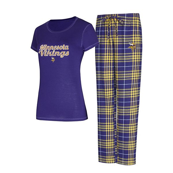 

Женский комплект футболка и брюки concepts sport minnesota vikings Unbranded