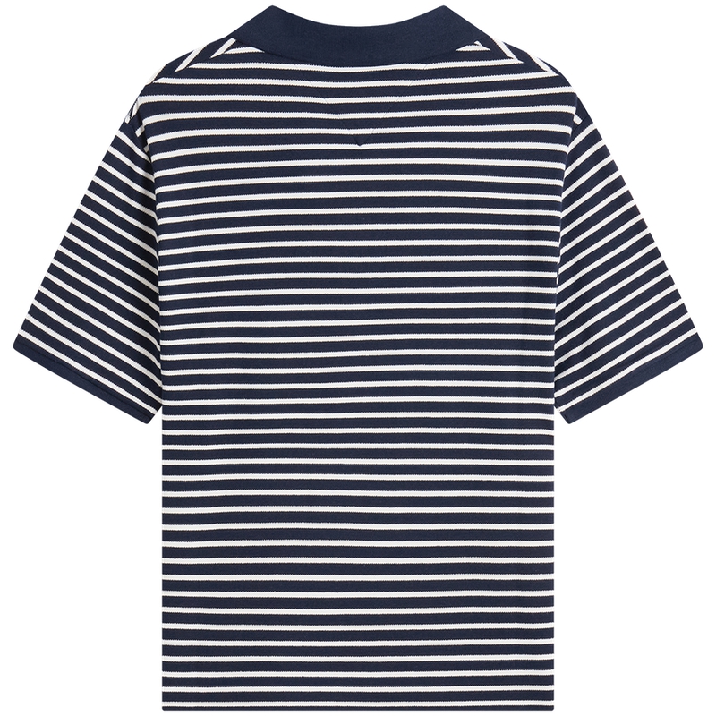 Поло для мужчин Tommy Hilfiger, темно-синий белый stripes 0bf — фото 3