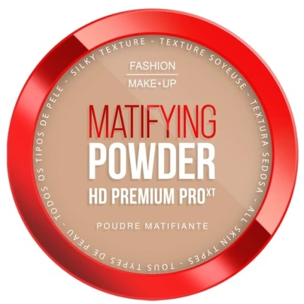 

Матирующая пудра HD Premium Pro № 06, оттенок «Теплый мед» Raphael Cosmetic