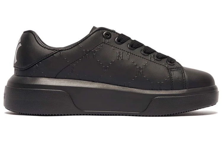 Кроссовки MLB Chunky Mono Embo Yankees 'Triple Black', черный — фото 2
