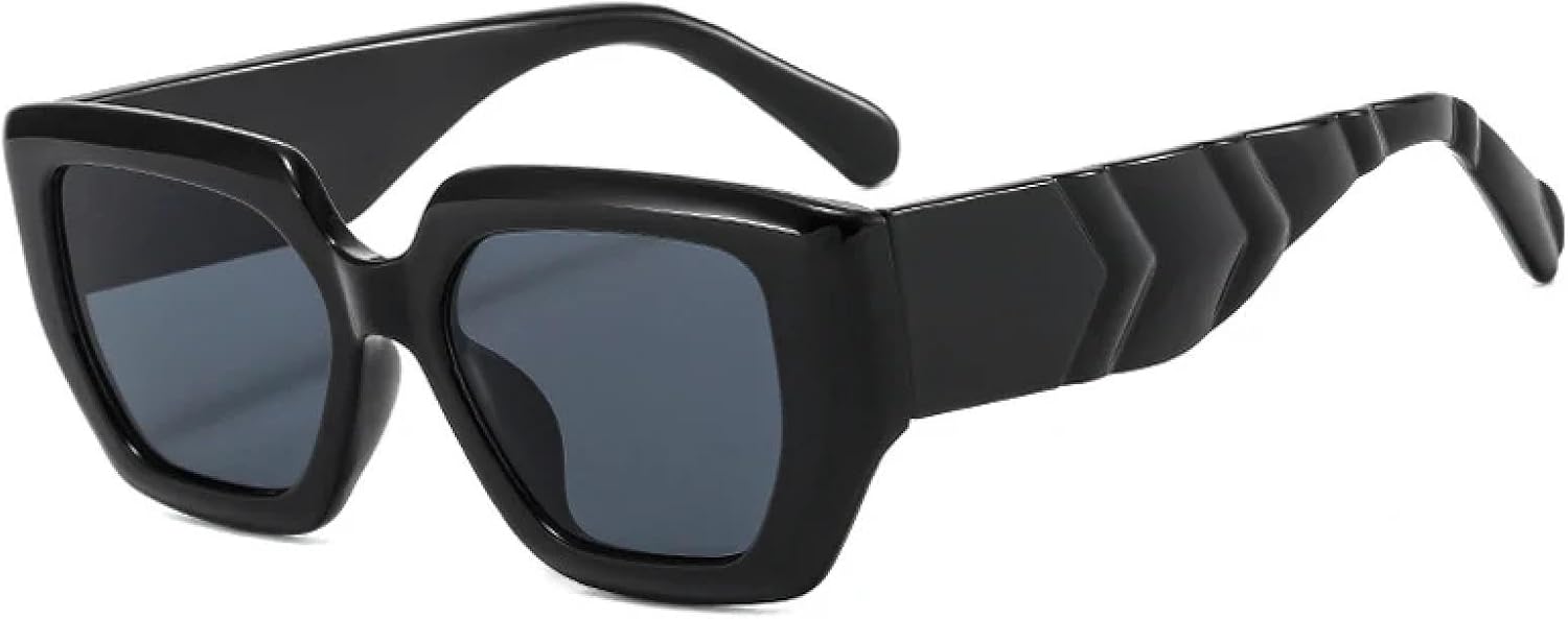 

Солнцезащитные очки с защитой от УФ-излучения UV400 для женщин и мужчин | Цветные градиентные очки "кошачий глаз" | для занятий спортом на открытом воздухе DSVIGF, Black Gray