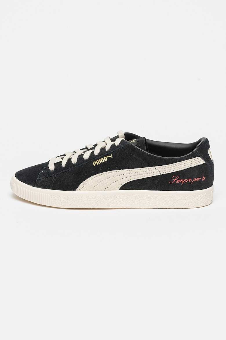 

Замшевые кроссовки с логотипом Puma, белый