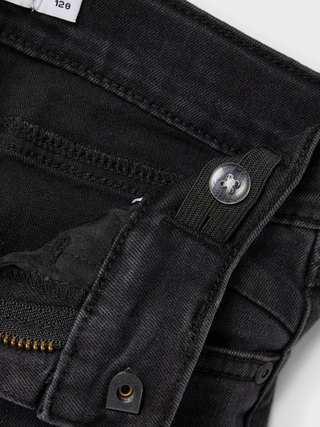 Джинсы Skinny Fit NKMPETE Name it, цвет black denim — фото 4