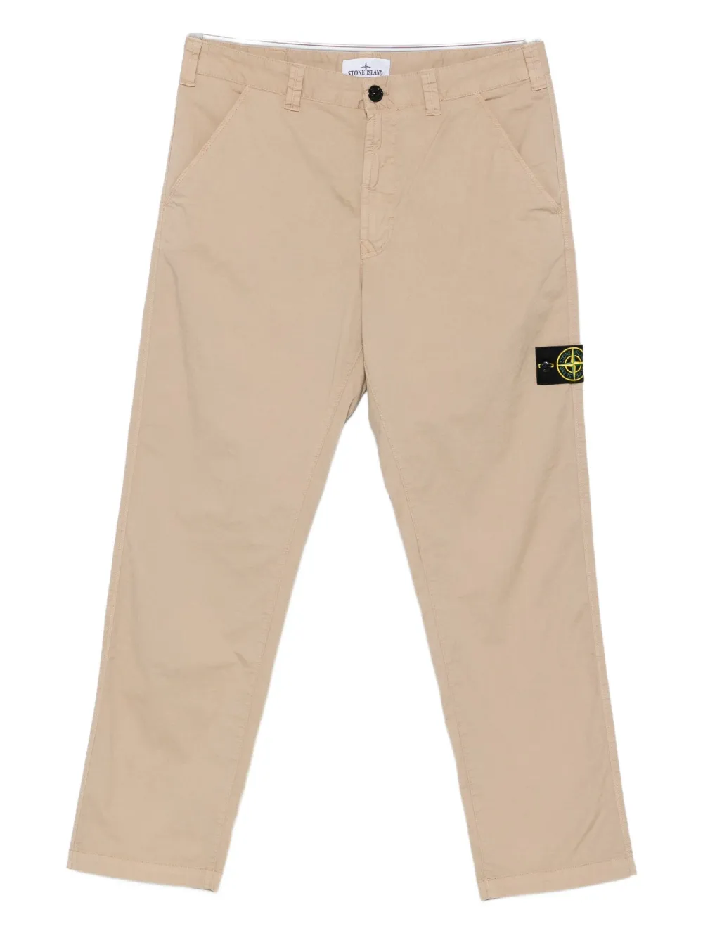 

Брюки с накладными карманами и логотипом Stone Island, нейтральный