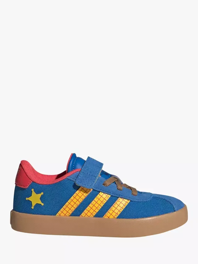 Детские кроссовки Pixar Toy Story Woody VL Court 30, синие/разноцветные adidas