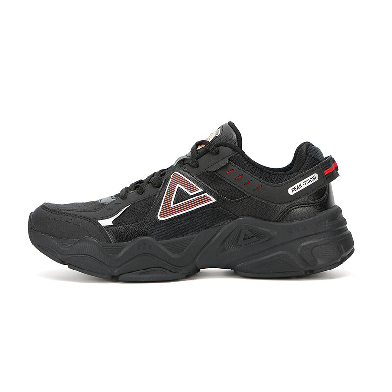 Кроссовки PEAK Chunky Sneakers Men Low-top Black/big Red, черный/красный — фото 2