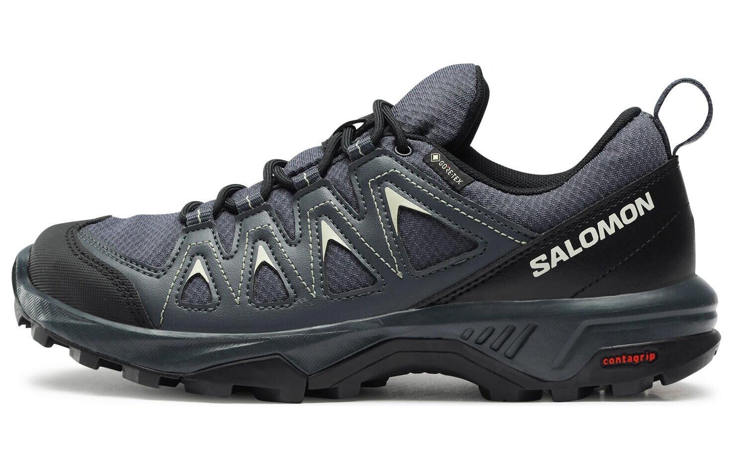 

Кроссовки для активного отдыха женские с низким верхом чернильно-черные Salomon