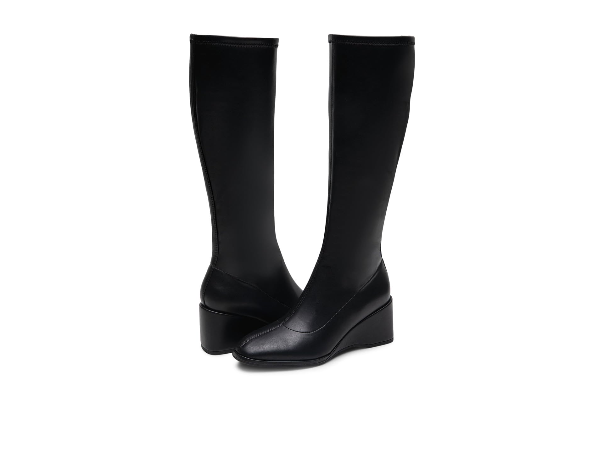 Ботинки Aerosoles Angela, Black Stretch Faux Leather