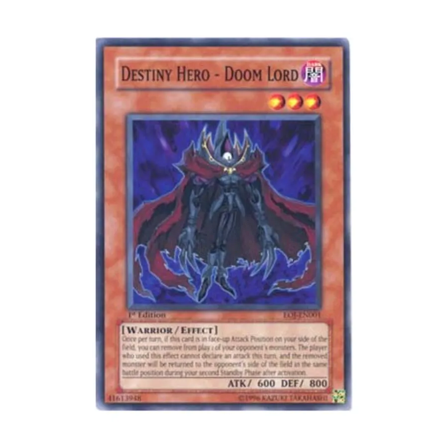 

CCG Герой Судьбы — Повелитель Рока (Обычный), Yu-Gi-Oh - Enemy of Justice - Singles