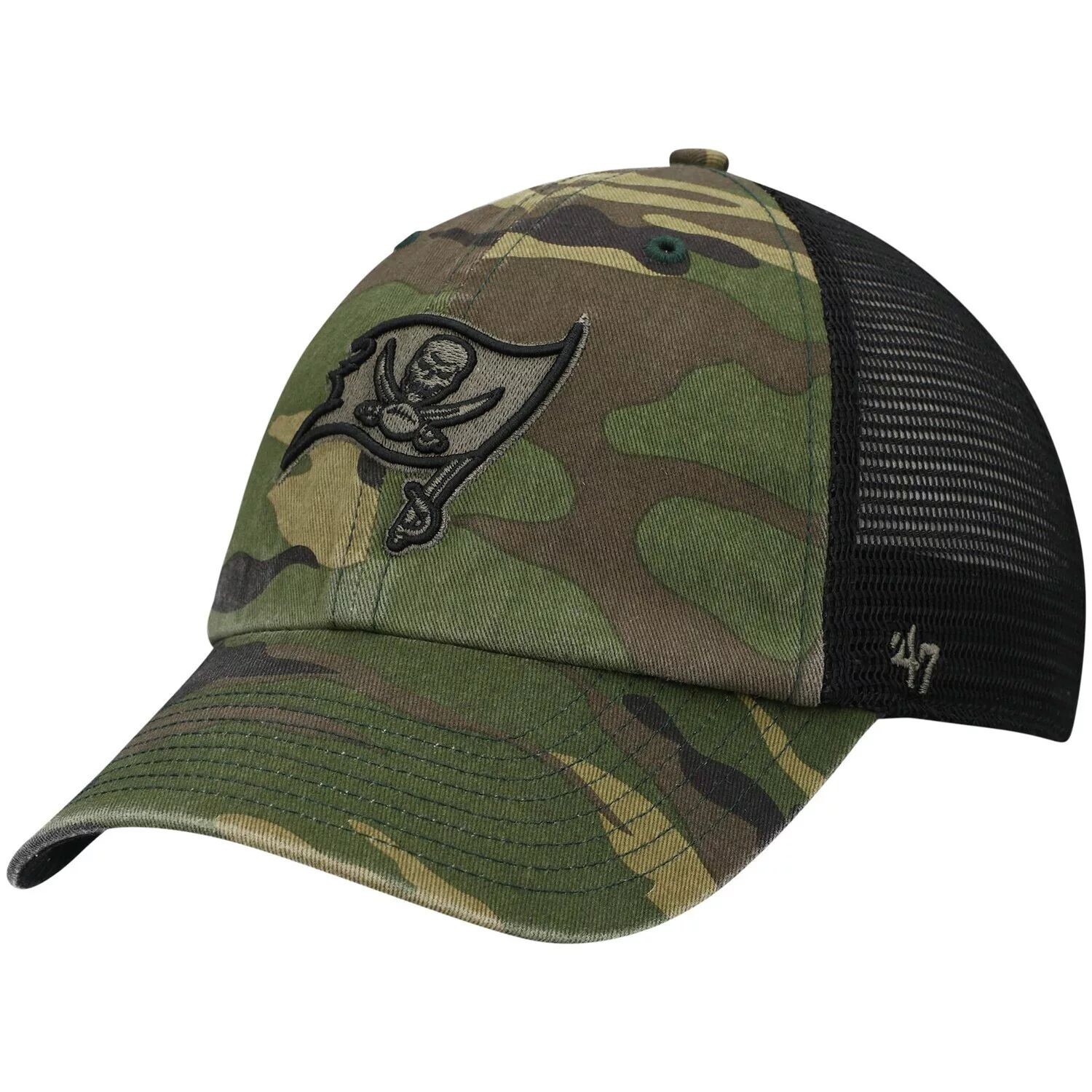 

Мужская камуфляжная кепка '47 Tampa Bay Buccaneers Branson Clean Up Trucker