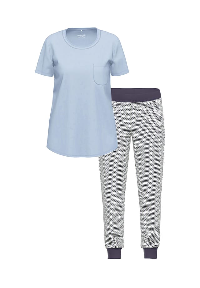 

Пижама из органического хлопка Ammann, голубой