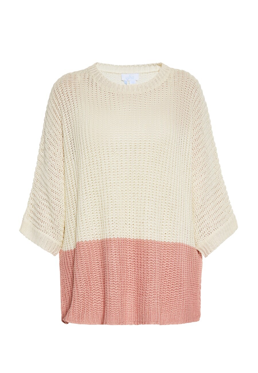 

Тонкий вязаный свитер usha BLUE LABEL Sweater, кремовый