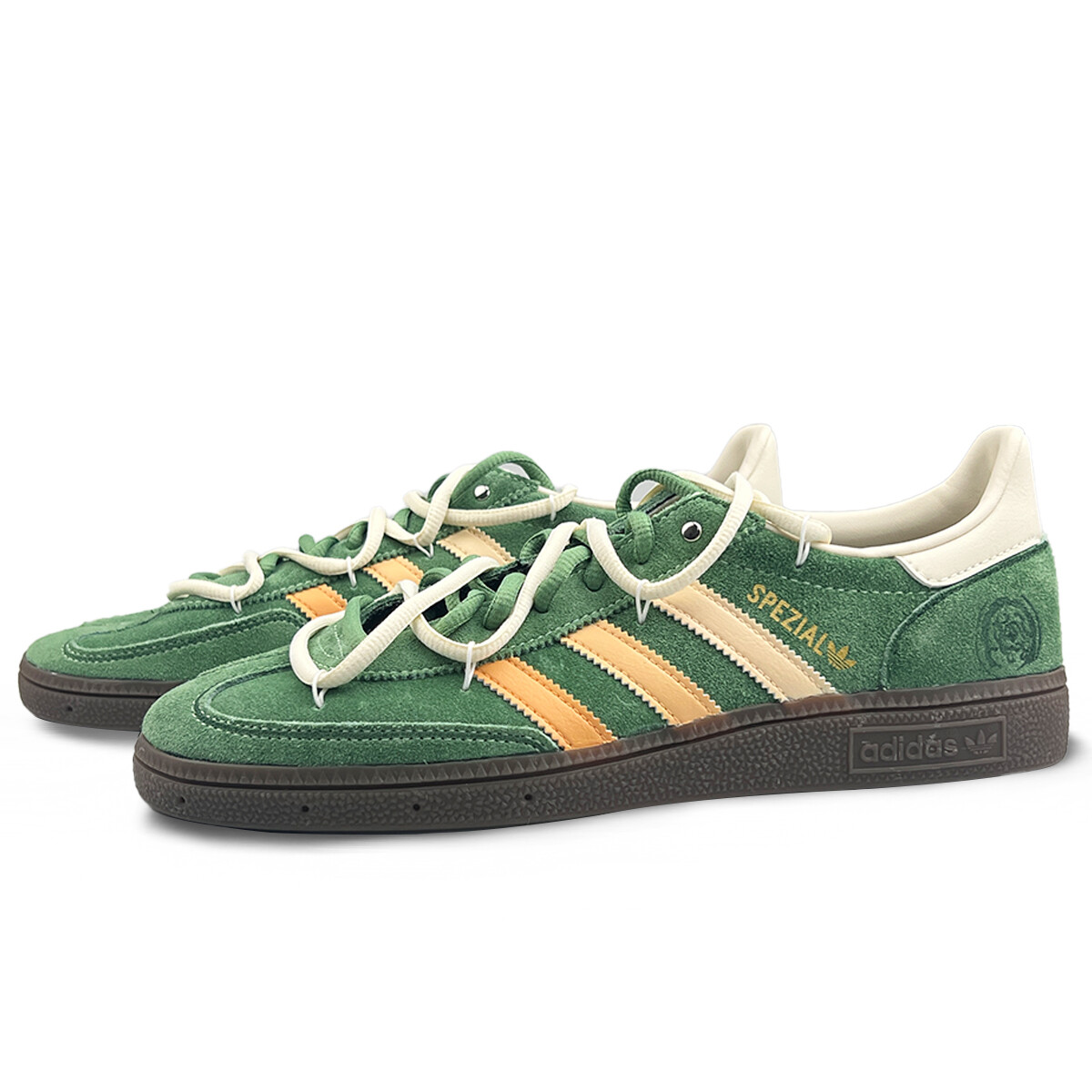 Кроссовки adidas originals Handball Spzl Skateboarding Shoes Unisex Low-top Yellow, цвет Jasper — фото 3