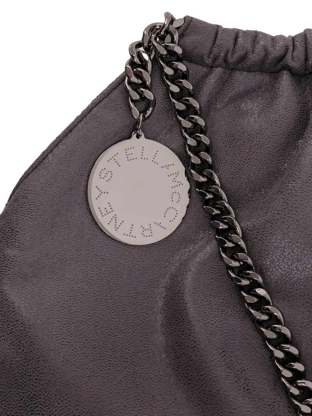 Плечевая сумка с цепочным ремешком falabella STELLA MCCARTNEY, серый — фото 3