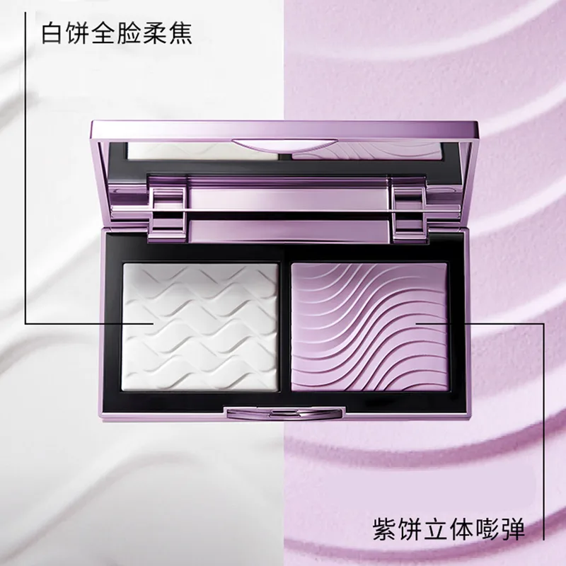 MAC Набор для макияжа Purple Spray Purple White Cake с матирующим эффектом, 100 мл + 7 г, Two-Piece Set: Setting Purple Spray 100ml+Purple White Disc 7g — фото 3