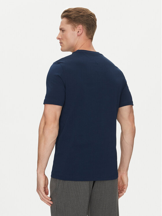 Футболка обычного кроя Color Photo Print MW0MW38615 Tommy Hilfiger, синий — фото 3