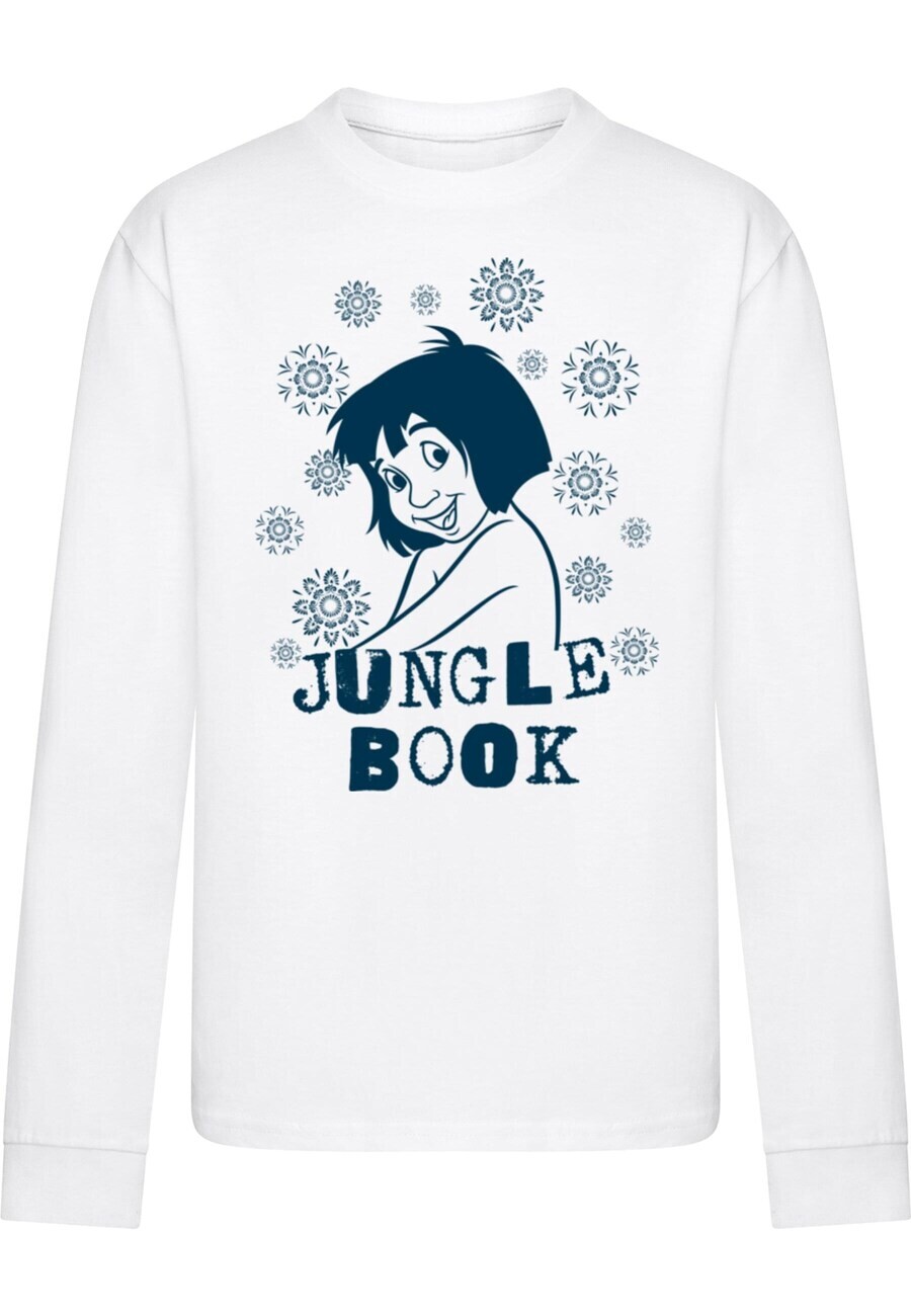 

Лонгслив ABSOLUTE CULT Shirt Jungle Book - Mowgli Flowers, белый