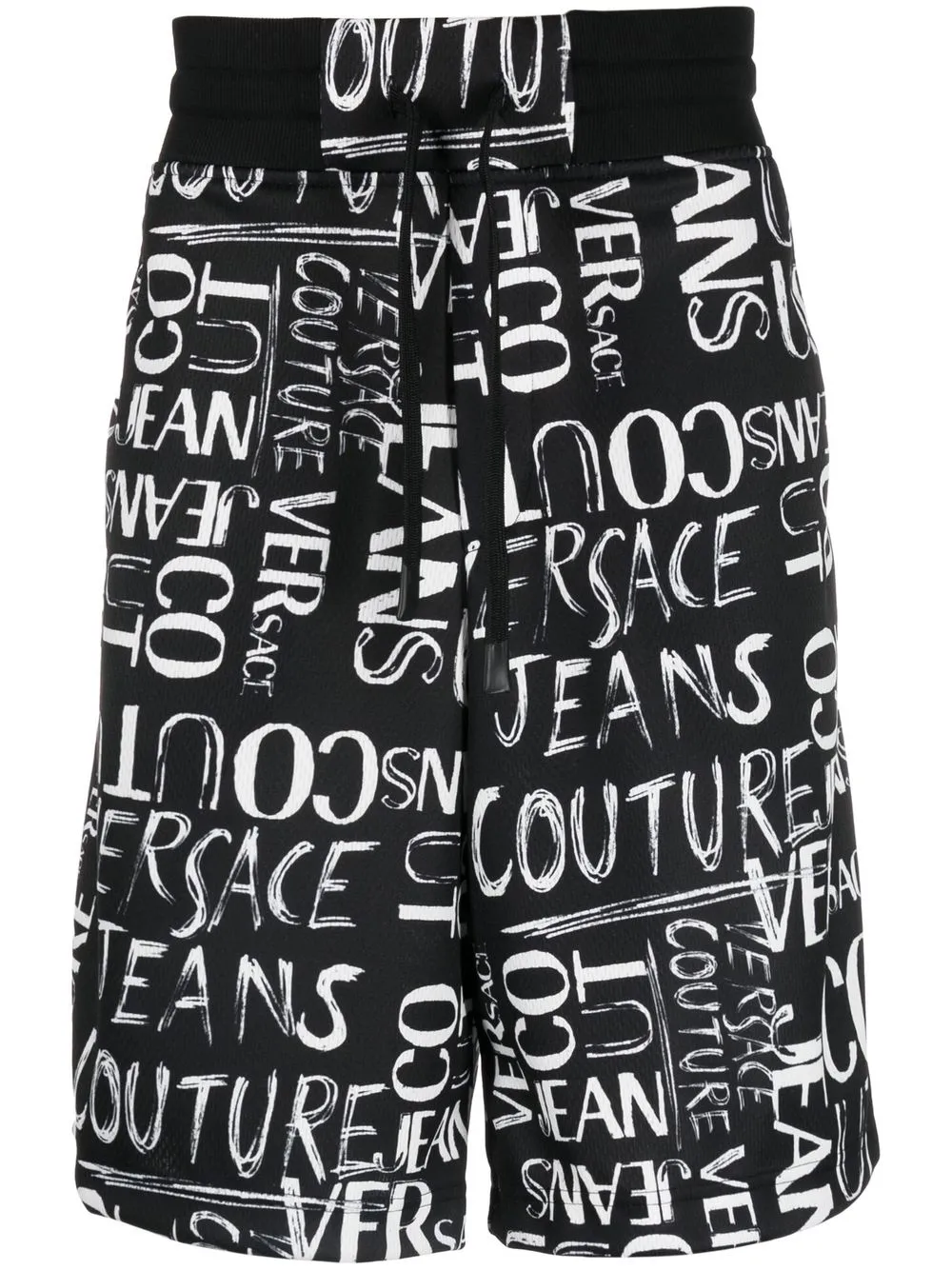 

Спортивные шорты с логотипом Versace Jeans Couture, черный