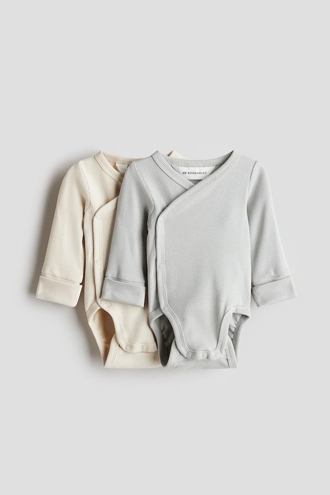 

Комплект из 2 боди с функцией роста H&M, мультиколор