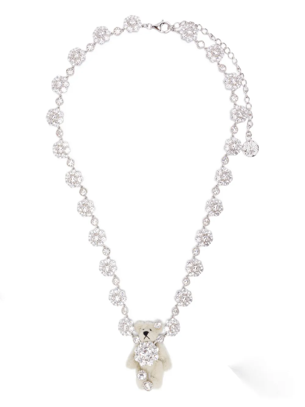 

Ожерелье из цветов в виде плюшевого мишки YVMIN, серебряный