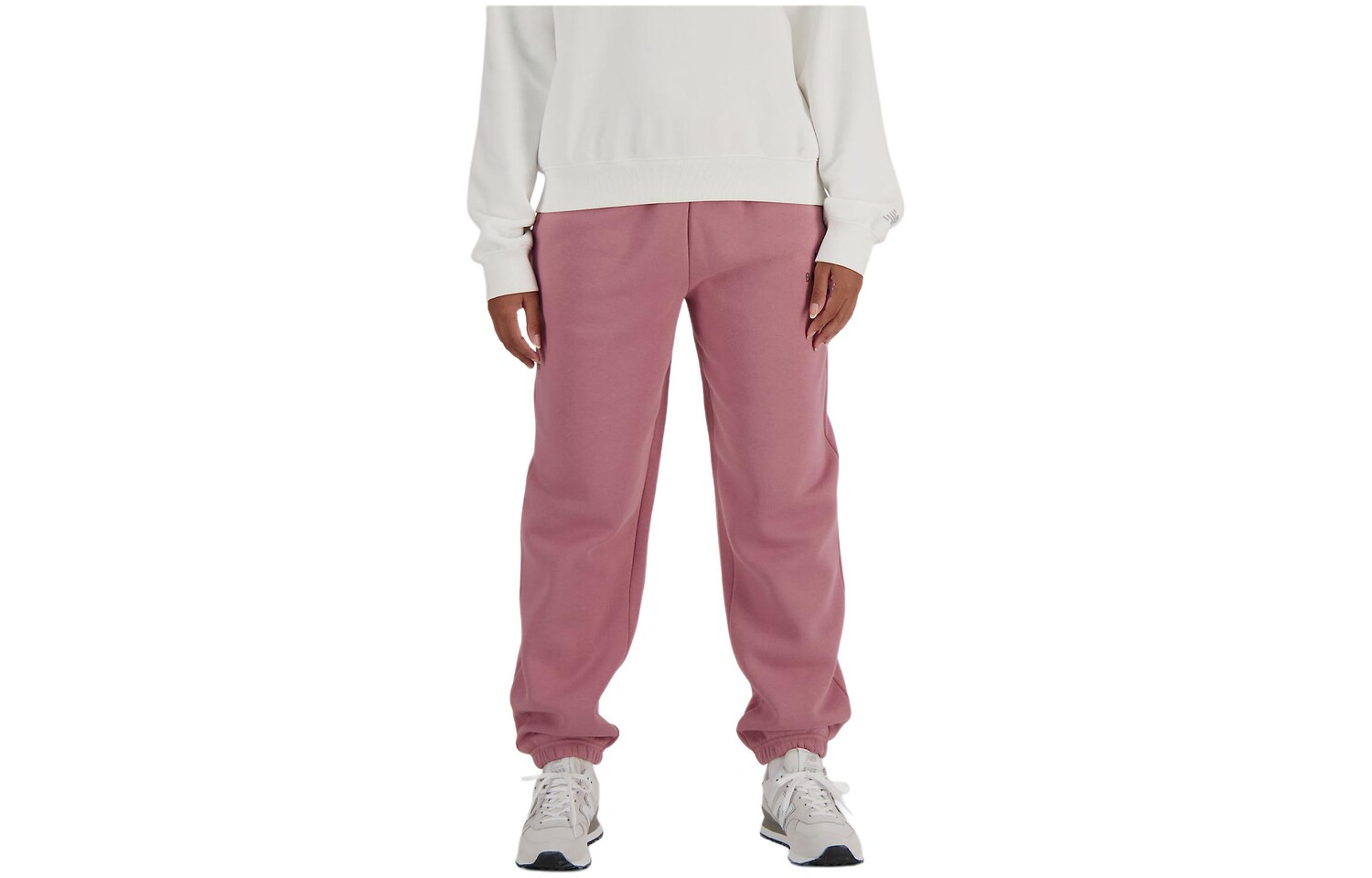 

Повседневные брюки Icon Collegiate женские розовые New Balance