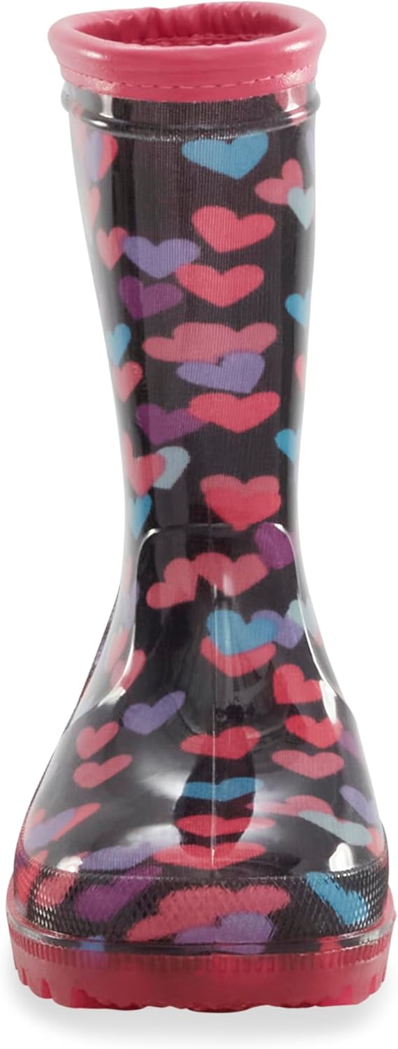 Светящиеся детские сапоги Stride Rite 360 Misty Rain для мальчиков и девочек, Heart Print — фото 2