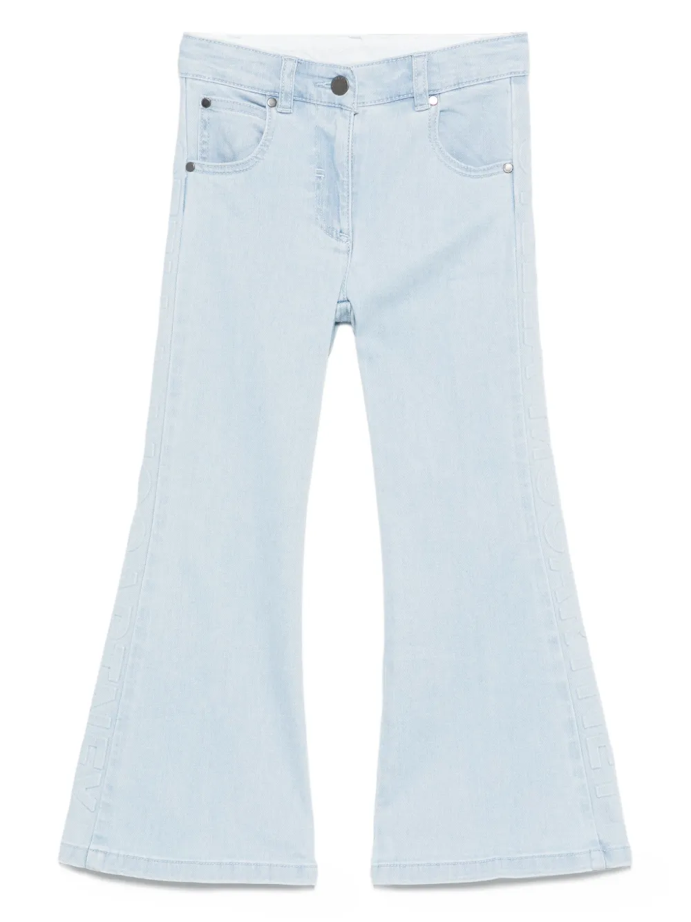 

Расклешенные джинсы с вышивкой Stella McCartney Kids, синий