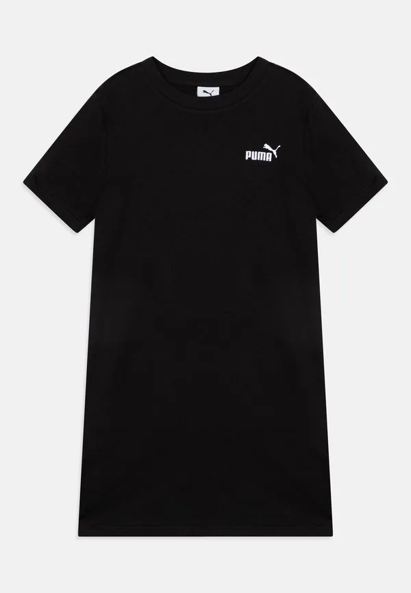 Платье-Футболка с короткими рукавами и небольшим логотипом Puma, Black
