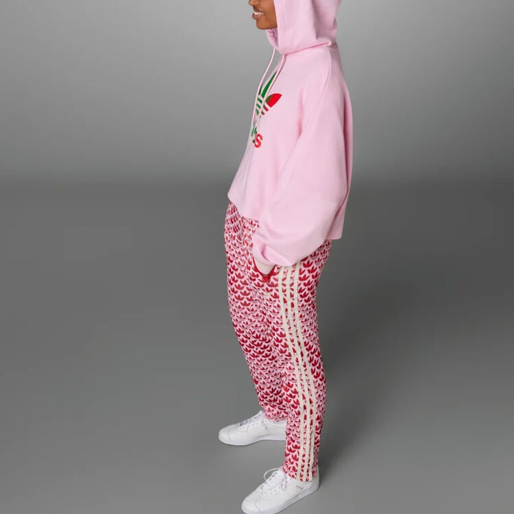 SS23 Adicolor 70s Retro Series Толстовка женская розовая Adidas Originals — фото 4