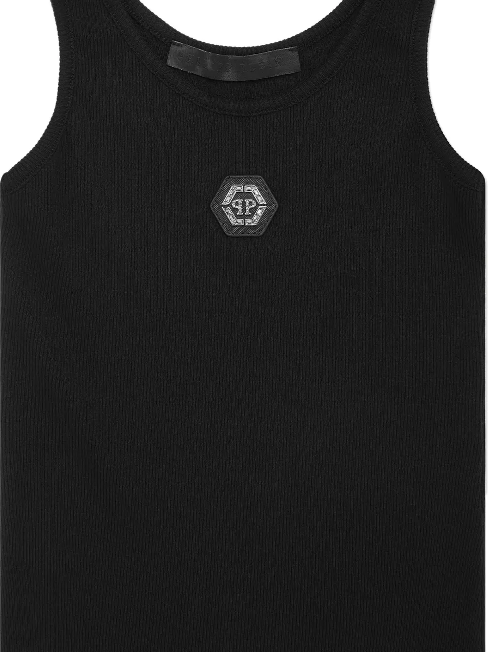 

Топ из джерси Philipp Plein, черный