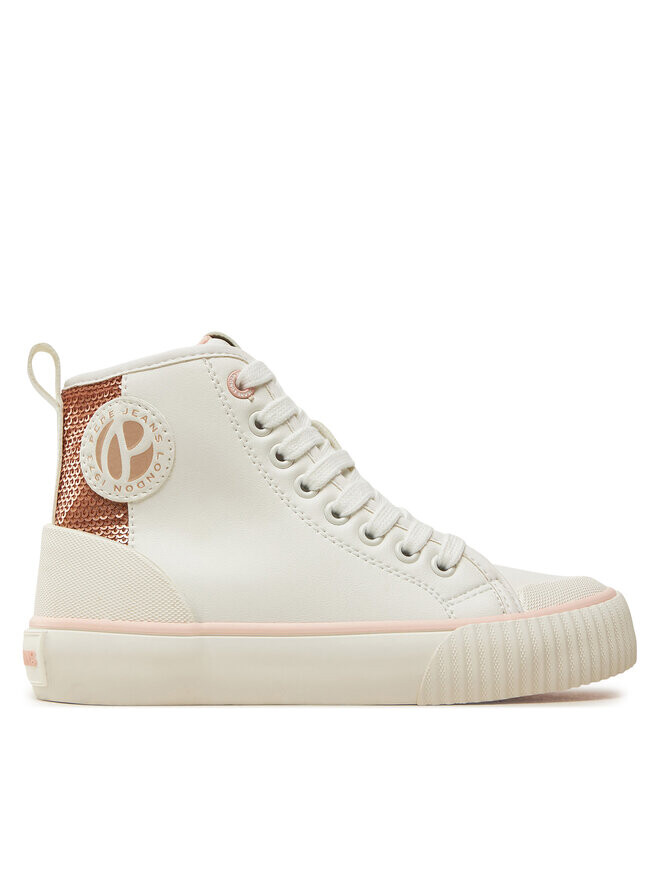 

Кеды Pepe Jeans Ottis Young G PGS30608 Blanco, белый