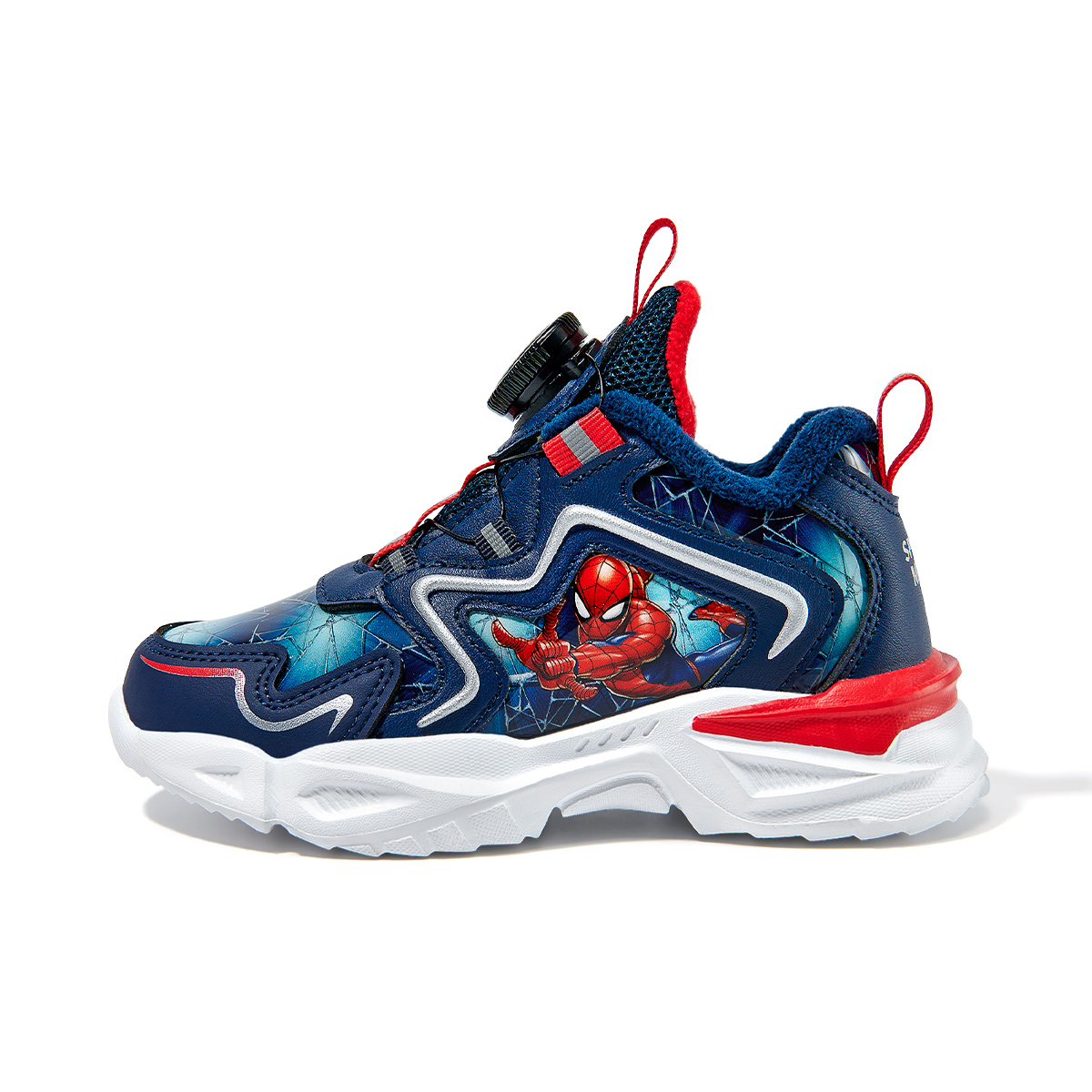 

Кроссовки для бега Marvel Series с низким верхом, амортизирующие, противоскользящие, износостойкие, детские Disney, синий