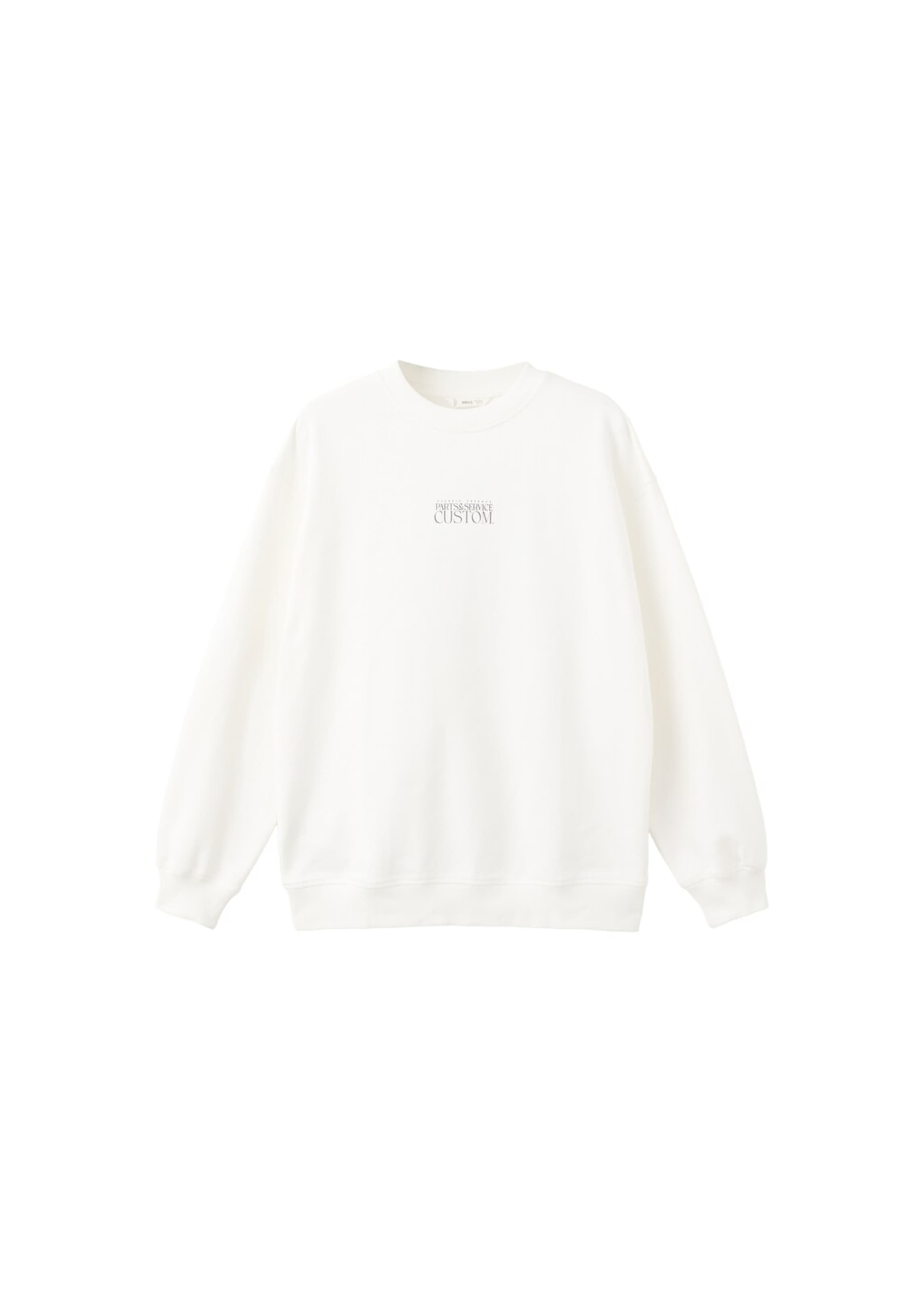 

MANGO TEEN Толстовка 'Custom' в цвете Off White