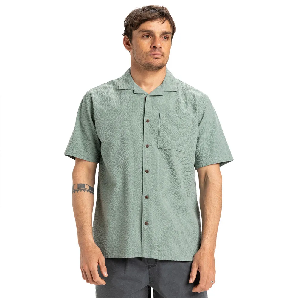 

Рубашка с коротким рукавом Quiksilver Heartbeat, зеленый