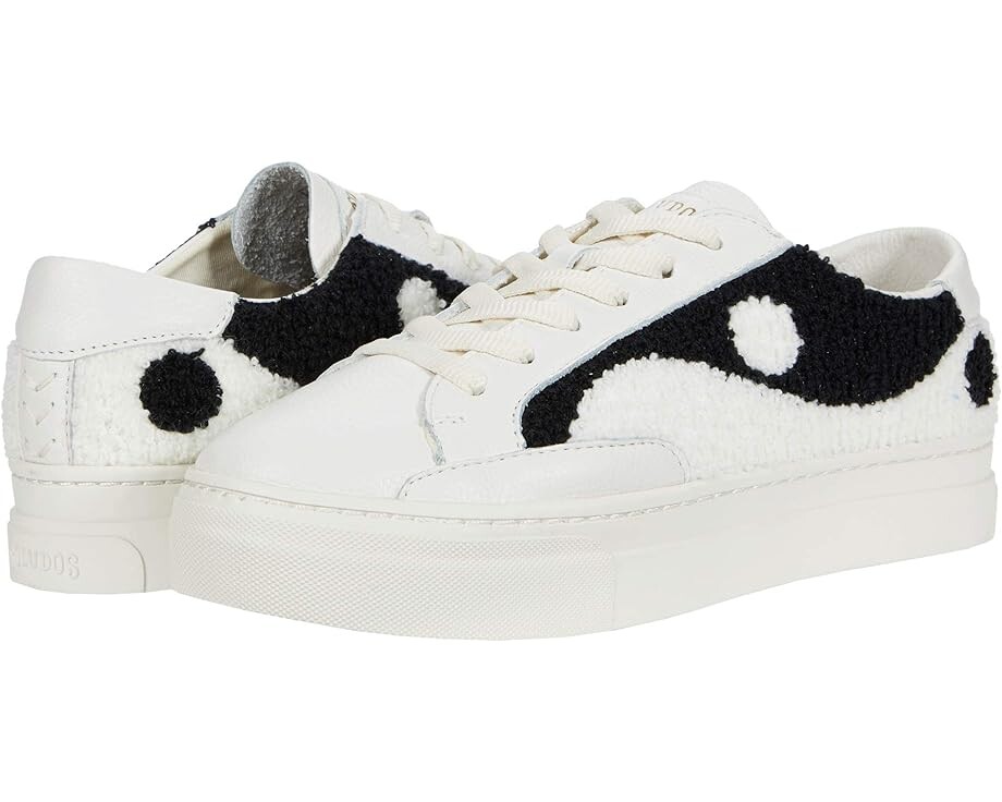 

Кроссовки Soludos Yin Yang Platform Sneaker, черный/белый
