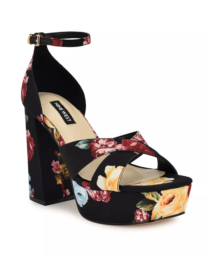 Женские босоножки Vicky с открытым носком Nine West, черный