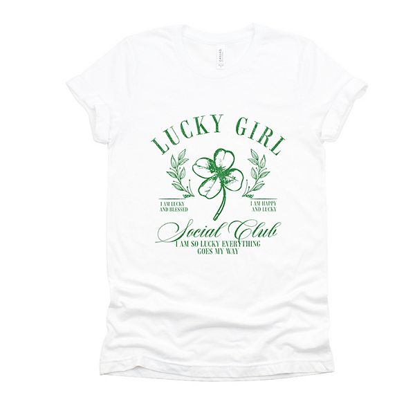

Футболка Lucky Girl Social Club Clover с коротким рукавом Simply Sage Market, White, Белый, Футболка Lucky Girl Social Club Clover с коротким рукавом Simply Sage Market, White