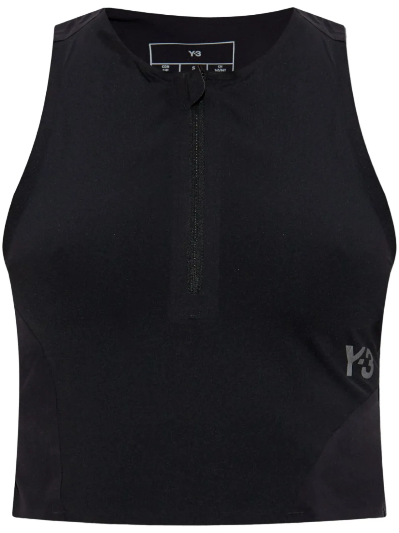 

Укороченная майка-безрукавка Y-3, черный