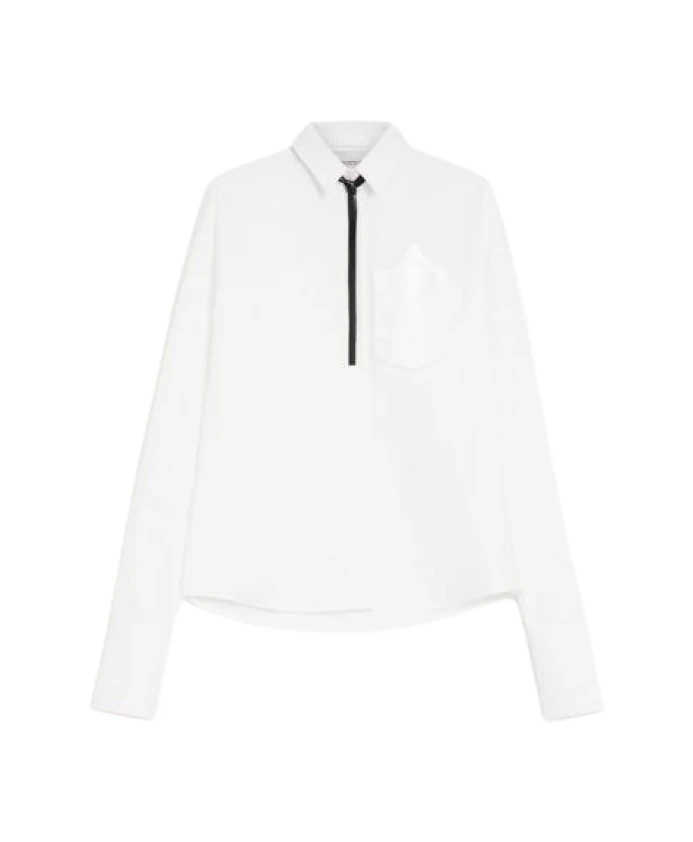 

Рубашка оверсайз из поплина Sportmax, белый