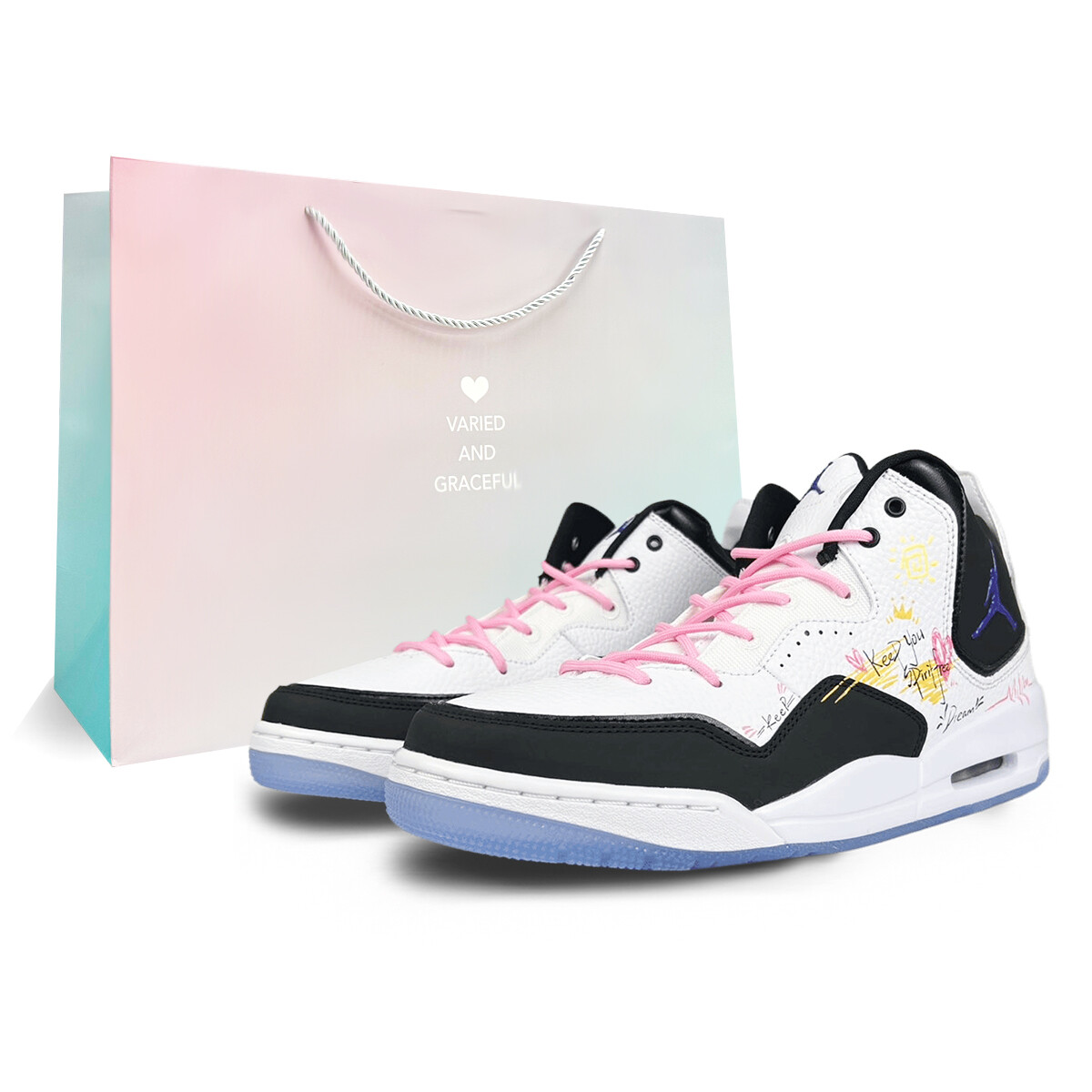 

Баскетбольные кроссовки Courtside 23 Vintage для мужчин, среднего размера, черный Jordan