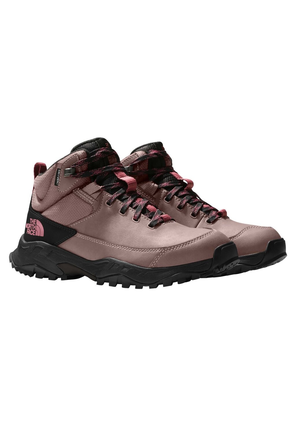 Женские ботинки The North Face STORM STRIKE III WP комбинированные на шнуровке, темно-розовый — фото 2