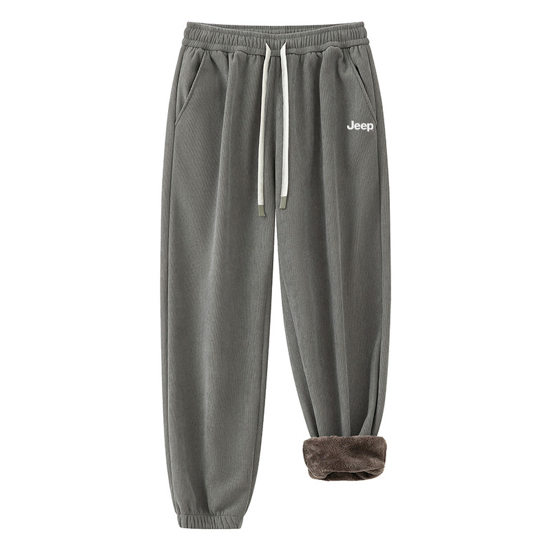 

Повседневные брюки Unisex утепленные с флисовой подкладкой и манжетами Jeep, светло-oak коричневый[thickened and fleece-lined]