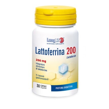 

Лактоферрин 200 LongLife 30 вегетарианских капсул Longlife Srl